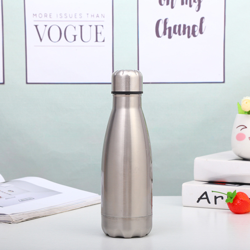 Fábrica de comercio exterior Coca-cola botella de acero inoxidable termo taza de agua de calidad simple taza portátil puesto de suministro al por mayor