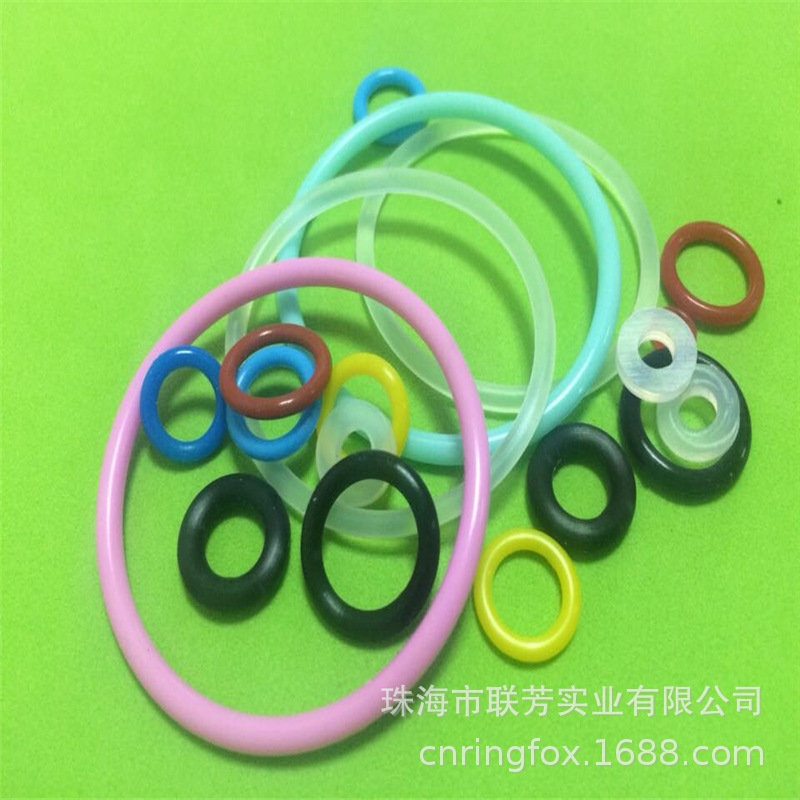 气橡胶密封圈 食品硅胶O型圈 透明硅胶密封圈 彩色硅胶O型圈 平价