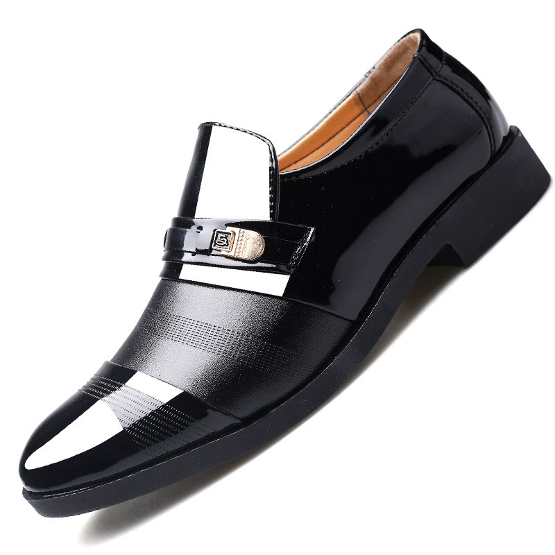 Летняя кожаная обувь, мужская деловая официальная обувь, педаль, повседневная обувь, свадебные туфли больших размеров, одиночные туфли Джокера, поколение волос