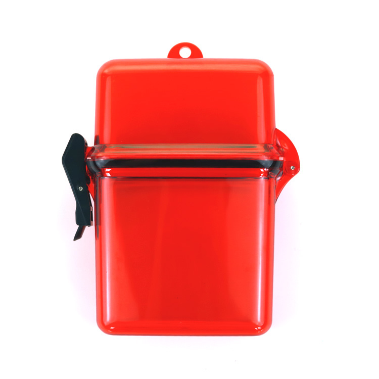 厂家优惠批发多种颜色沙滩防水盒 透明塑料包装盒 户外防水收纳盒