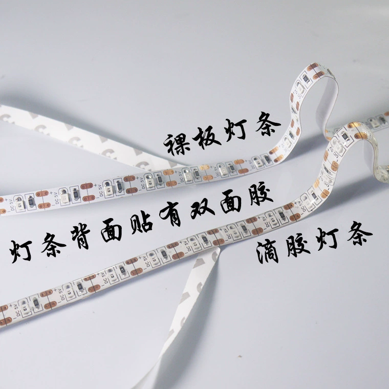 LED Light Strip with Button Switch, 5V USB Power, Waterproof & Epoxy Options, Multi-Color Lengths