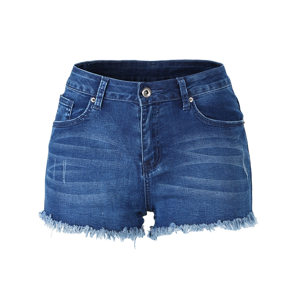 Shorts Vaqueros de Mujer con Flecos, Disponibles en Existencia para Otoño 2025, Fabricante, Stock Listo, Venta Transfronteriza en Amazon y eBay
