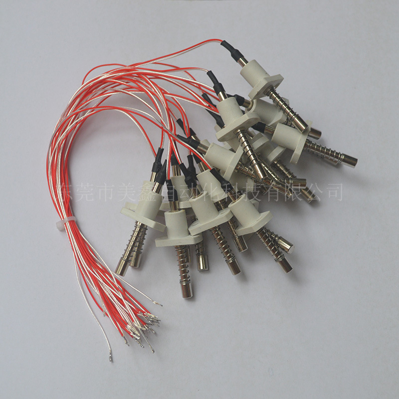 平头压簧卡子PT100热电阻测温焊锡温度传感器