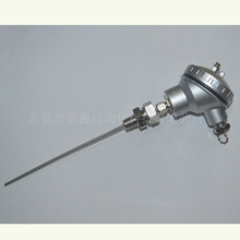 K型铠装热电偶活动螺牙接线盒尺寸可按要求