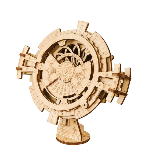 Ruotaoroke mechanical transmission model wooden hand-assembled three-dimensional puzzle toy ornaments creative gift