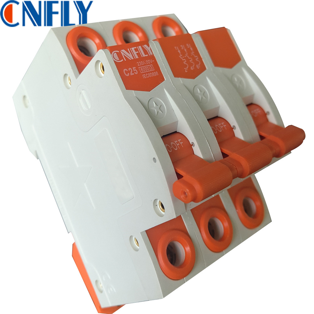 CNFLY 3P 三相6-63A新款家用保护断路器