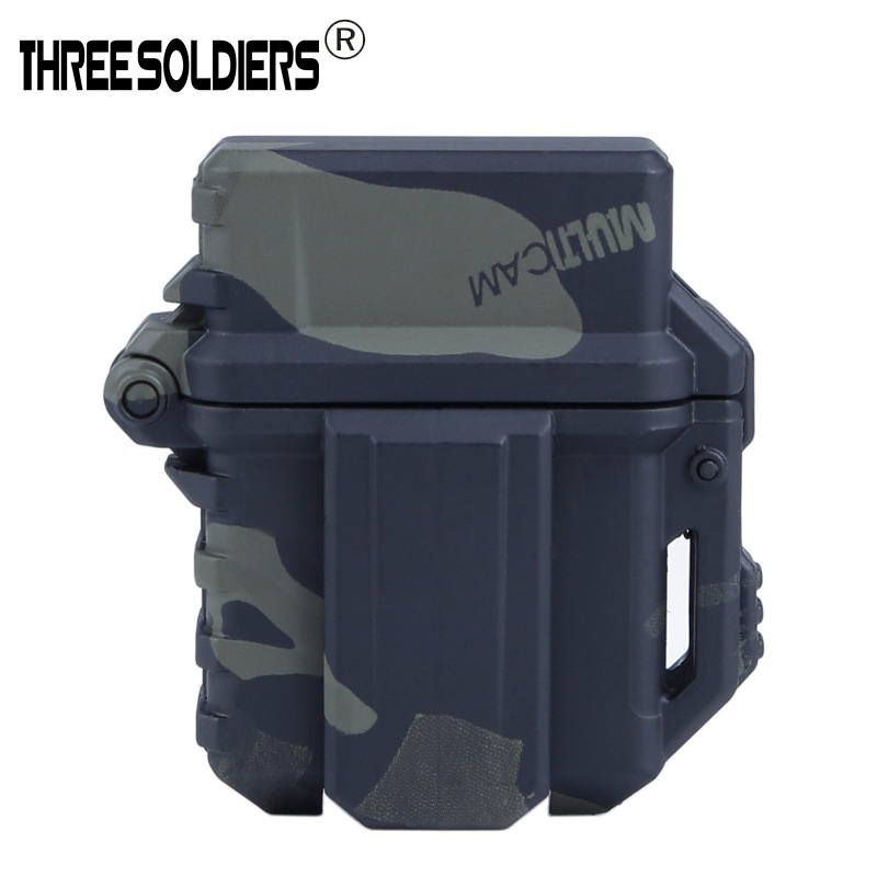 Zippo Compatible Lighter Camouflage Shell Personalized Birthday Gift Tactical Molle Small Box Military Use