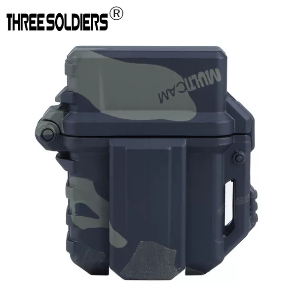 Zippo Compatible Lighter Camouflage Shell Personalized Birthday Gift Tactical Molle Small Box Military Use
