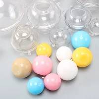 Сферические формы для свечей, прозрачные пластиковые банки DIY, защелка полусфер, диаметр 3–30 см