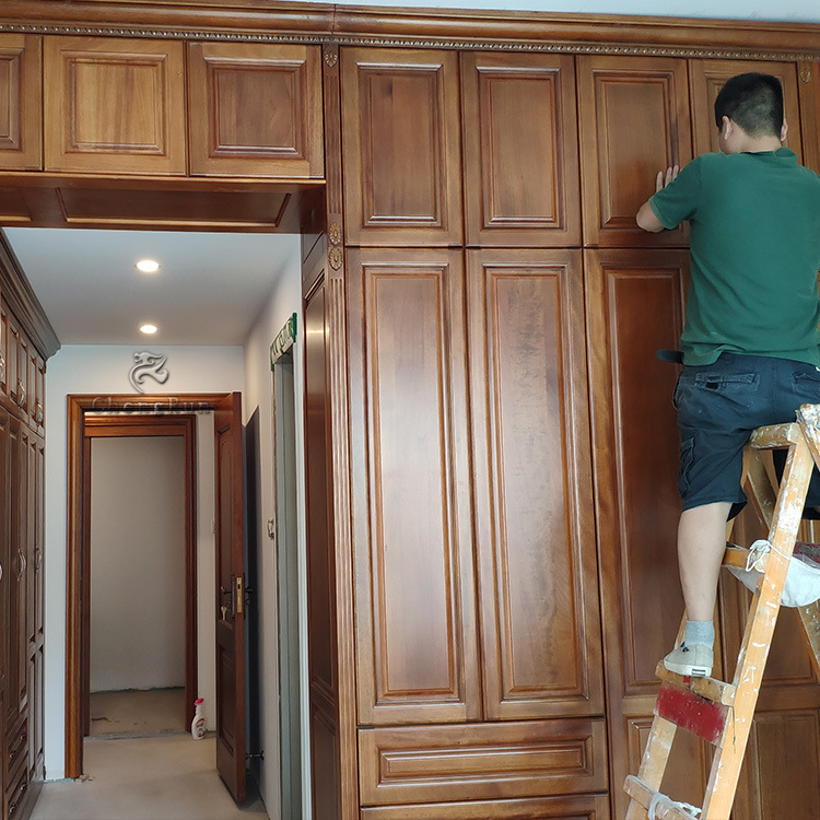 Modern Whole House Customized Integral Solid Wood Wardrobe Door Customized New Chinese Style Bedroom Home Wardrobe Furniture Wardrobe Modern Whole House Customized Integral Solid Wood Wardrobe Door Customized New Chinese Style Bedroom Home Wardrobe Furniture Wardrobe