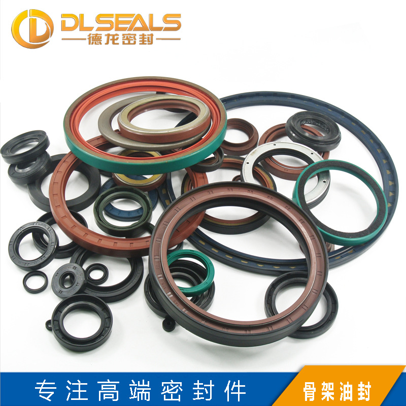 供应氟胶TC骨架油封旋转棕色耐磨CFW外骨架油封TB旋转骨架油封