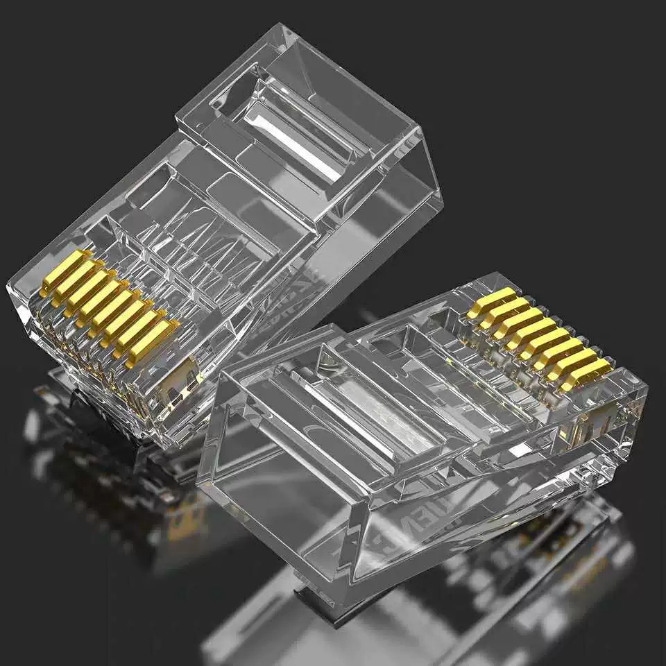 Сетевой кабель Crystal Head 8P8C пять типов RJ45 Заводское производство оптом Crystal Head сетевой кабель источник завод Crystal Head