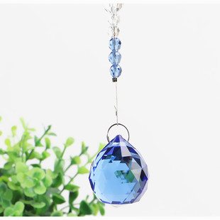 Lighting accessories 40 transparent glass bead curtain living room lobby shoe cabinet toilet interval curtain boutique hanging decoration
