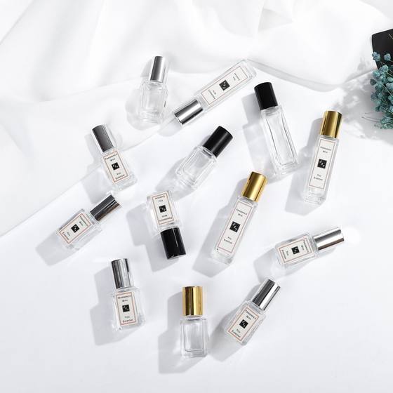 Z003-5ml10ml Glass Walking Ball Bottle Empty Bottle Essential Oil Roller Ball Bottle Perfume Bottled Portable Sample Empty Bottle