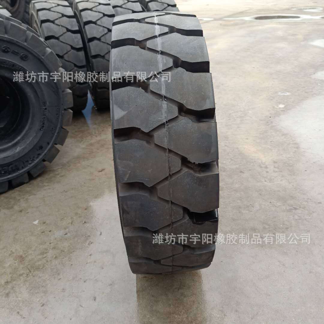 16*6-8 黑色实心叉车轮胎16x6-8