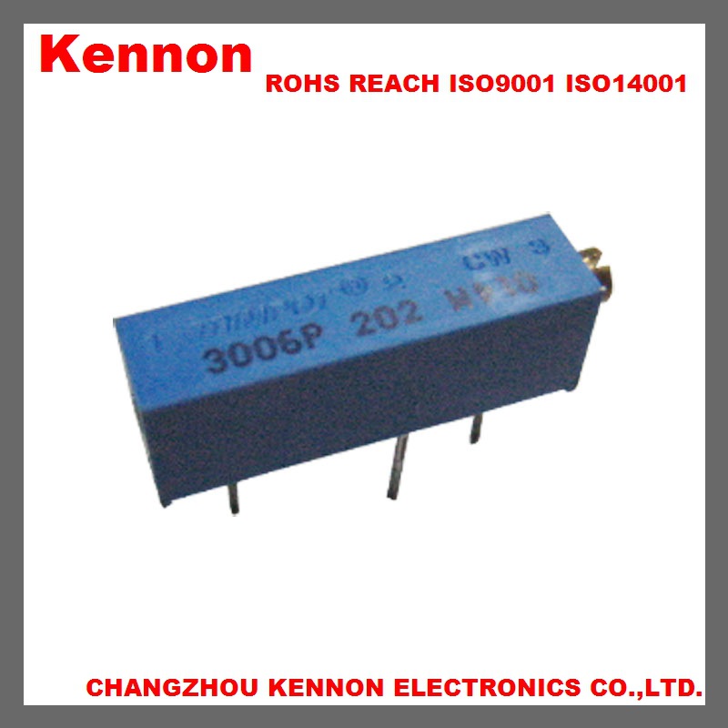 供应精密玻璃釉电位器3006P 1K 5K 2K 500K 50K