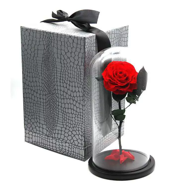 直销永生花成品批发小王子玫瑰带礼盒送女友国庆节创意礼品