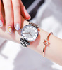 Fashionable swiss watch, starry sky, quartz steel belt, 2023 collection, Korean style, diamond encrusted