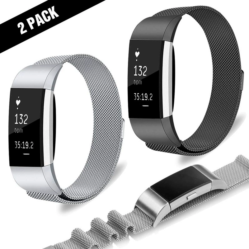 Для ремешка fitbit Fitbit charge2 Миланский красивый магнитный ремешок металлический ремешок из нержавеющей стали