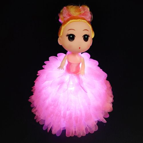 Ring glowing confused doll colorful flashing light handmade doll creative night market stall hot selling children's toys wholesale