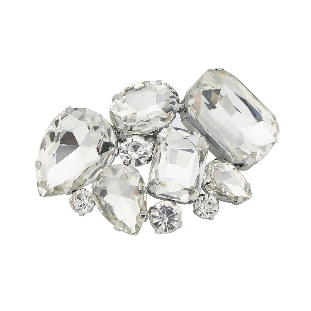 Zapatos extraíbles transfronterizos hebilla tacones altos accesorios zapatos de aleación accesorios zapatos de boda zapatos de cristal de flores ZAPATOS DE TRABAJO decoraciones