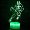 Creative night light, LED touch table lamp, suitable for import, 3D, remote control, Birthday gift