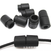 现货供应塑料圆形扣 尼龙易拉扣对扣 挂绳配件4MM吊钟