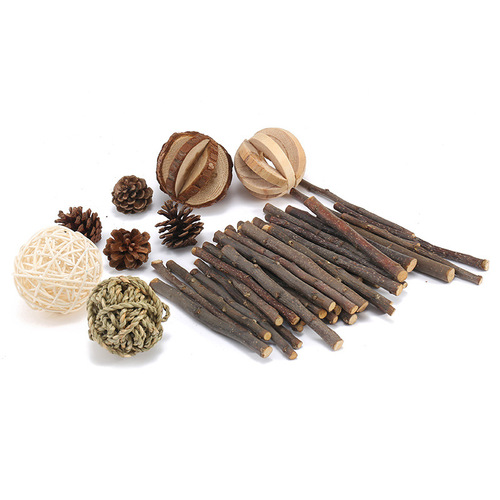 Amazon Best Selling Pet Toy Hamster Rabbit Guinea Pig Parrot Play Teething Supplies Combo Set