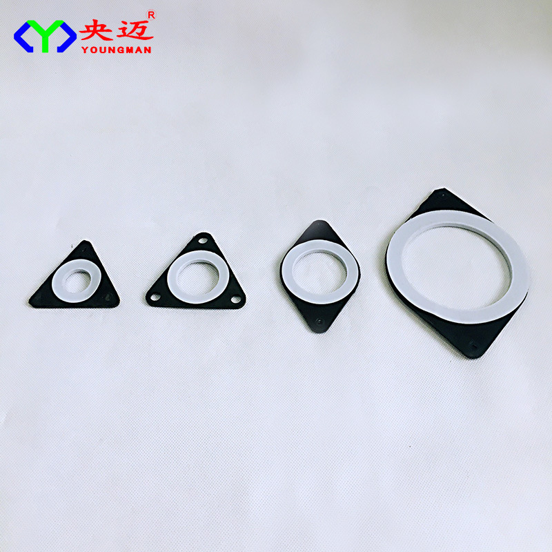 聚四氟乙烯垫片厂家塑料法兰密封垫耐高温膨体铁氟龙四氟垫片批发