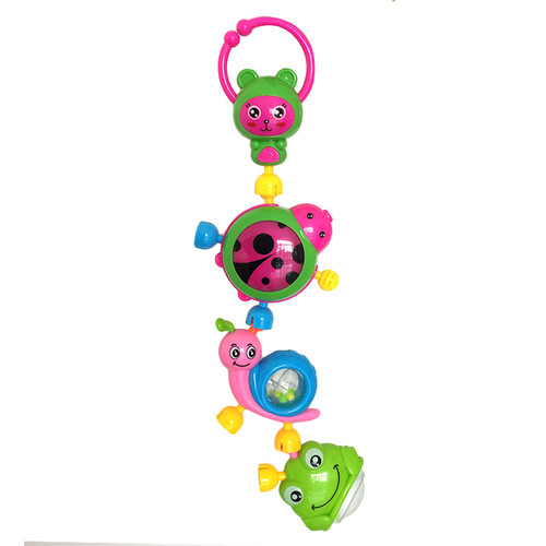 Newborn Rattles Set for Infants and Toddlers, Plastic Cartoon Hand Rattles Toys, Baby Stroller Hanger, Street Stall Product