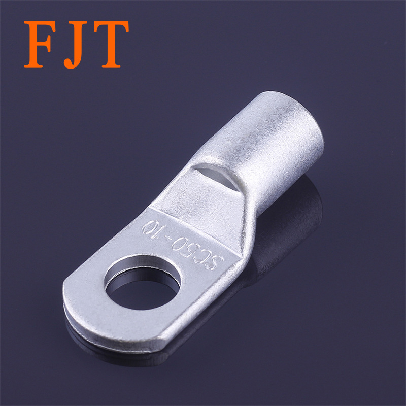 T2 copper tinned SC copper tube terminal peep Port observation port wire ear copper nose end