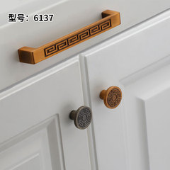 Factory direct sales Chinese bronze wardrobe drawer handles antique coffee shoe cabinet door handle hardware accessories