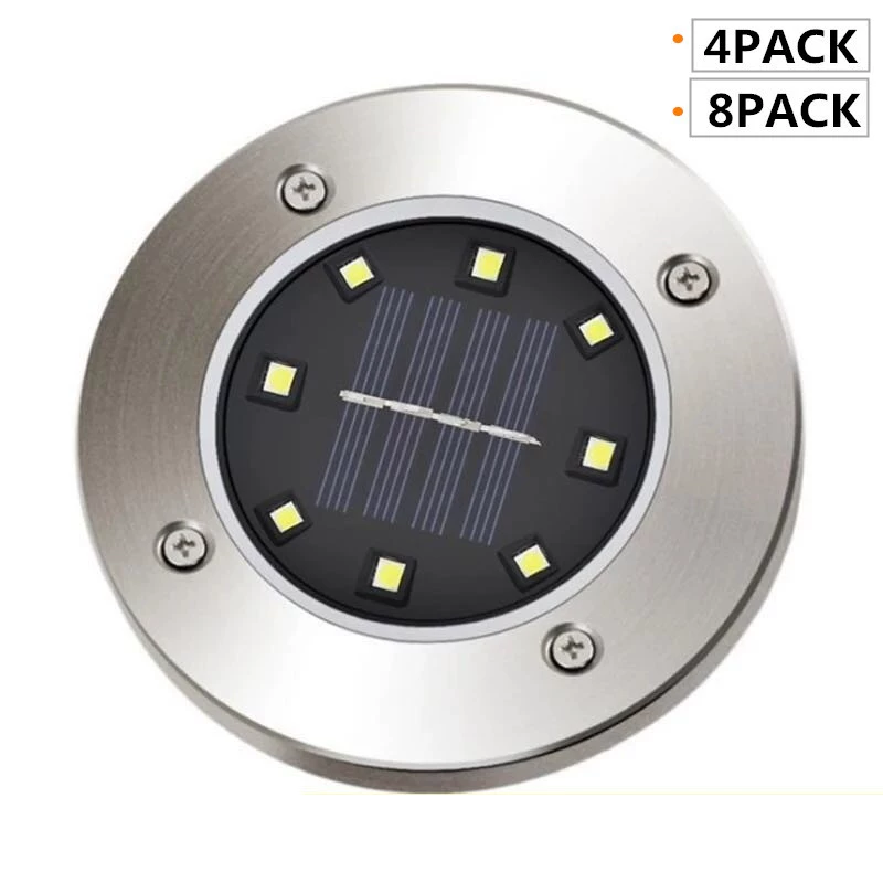 LED-туристические садовые лампы солнечные из нержавеющей стали для беседки