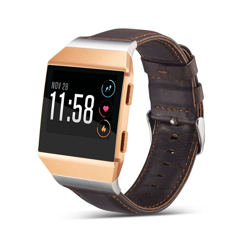 Для fitbit ионные часы Crazy Horse Pattern Watch Band Ионный Смарт-часы кожаный браслет
