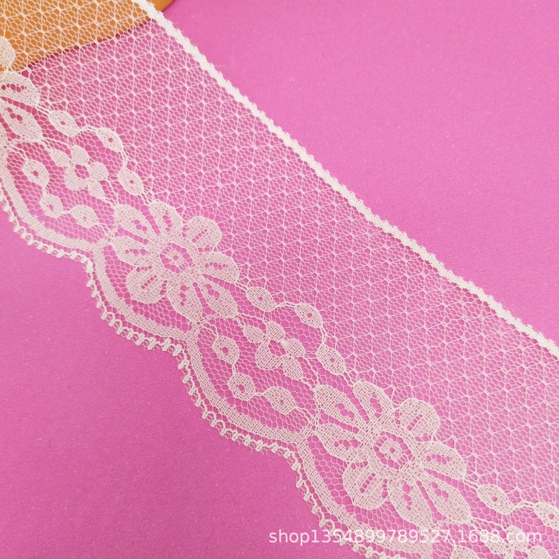 现货批发6.5cm无弹花边diy服装辅料 家纺花边 手套花边 玩具花边