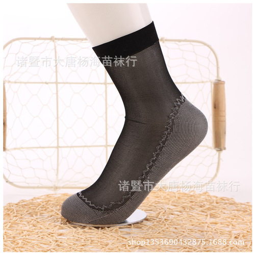 Spring and summer cotton-soled stockings for women, anti-slip, anti-slip, velvet short stockings, wholesale sweat-absorbent, non-slip stockings, street stall supply