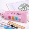 Cartoon coloured pencils, pencil case, belt bag, sharpener, toothpaste, capacious storage system, South Korea