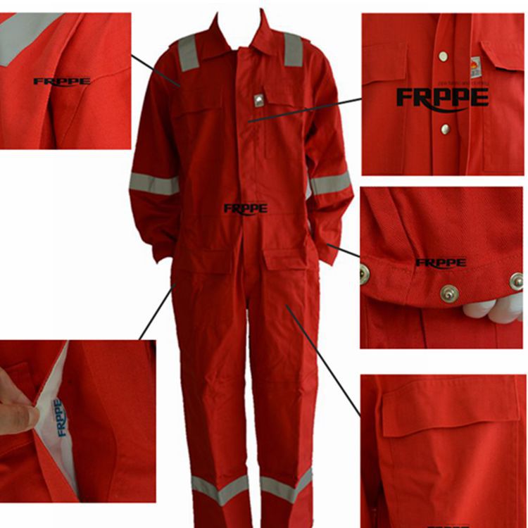 全棉阻燃服,310克防静电防护服,石化防静电工作服