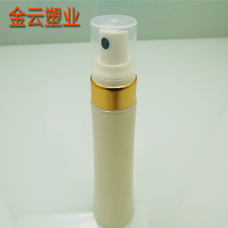 PET喷雾瓶100ml香水喷雾瓶白色烫金化妆品喷瓶乳液瓶爽肤水瓶