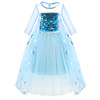 Dress, girl's skirt, small princess costume, European style, children's clothing, “Frozen”