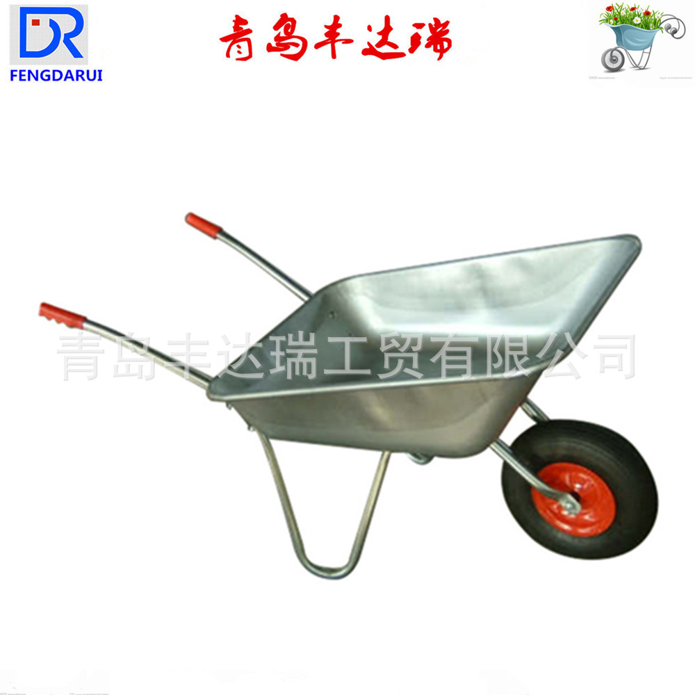 厂家一手货源  镀锌车斗 轻型独轮建筑手推车/农用手推车