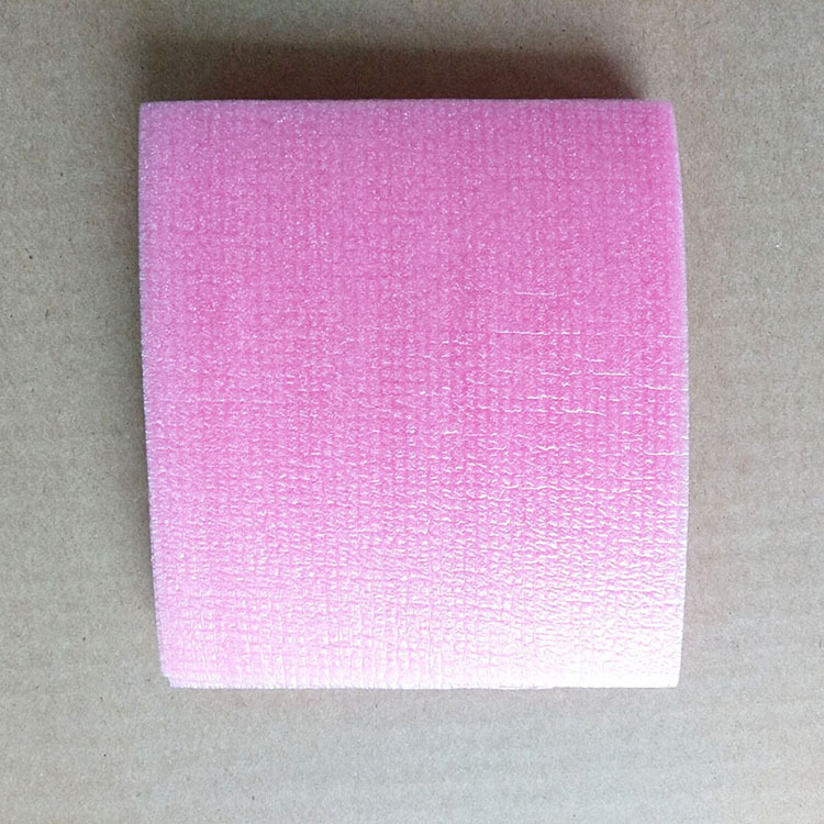 珍珠棉垫片覆膜珍珠棉红色防静电珍珠棉异形垫片1-3mm覆膜EPE