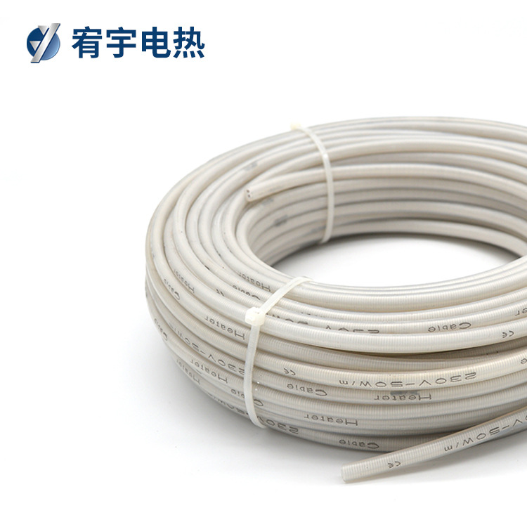 Silicone rubber constant power electric heat tracing water pipe antifreeze heating cable pipeline in