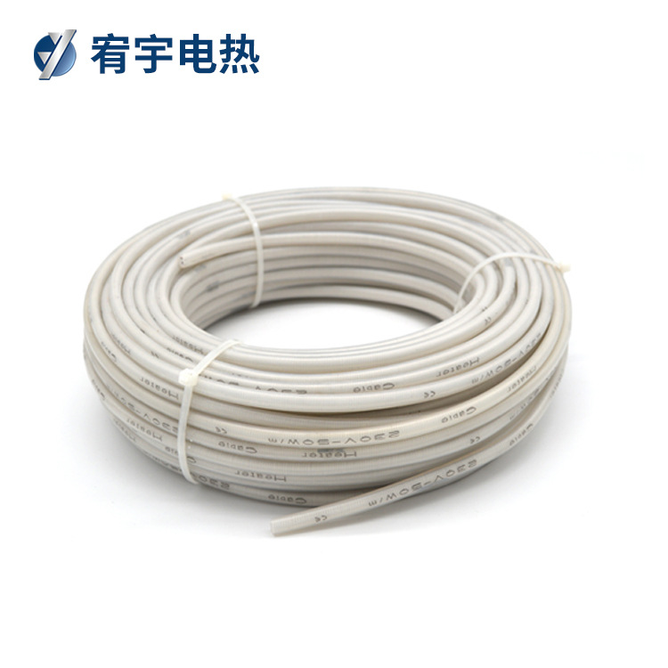 Silicone rubber constant power electric heat tracing water pipe antifreeze heating cable pipeline in