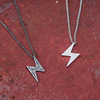 Necklace stainless steel, retro pendant suitable for men and women, trend universal accessory for beloved, European style