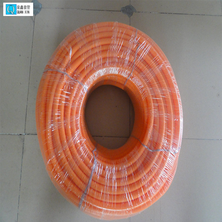 尼龙波纹管电线护套单壁PP波纹管闭口开口波纹管塑料穿线阻燃套管