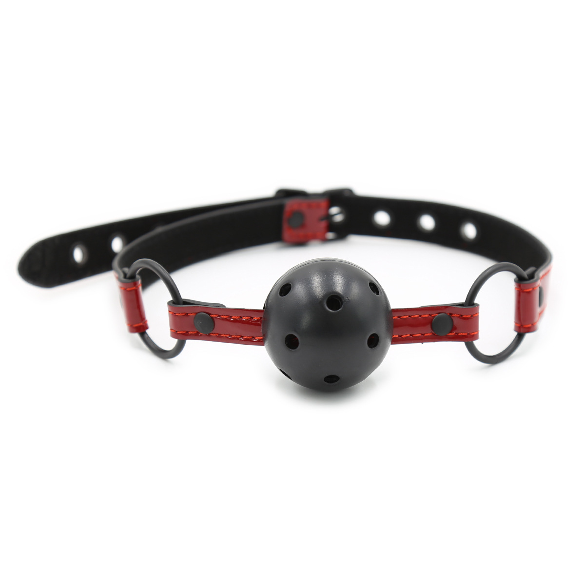Factory direct selling adult leather mouth plug -in -hearted heart…