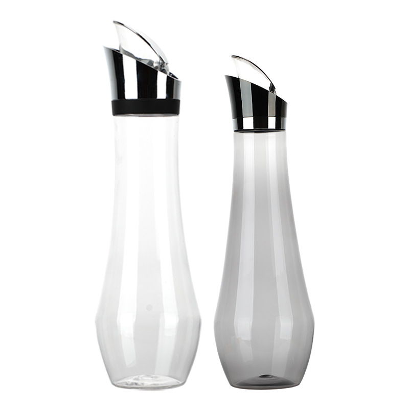 Jugo Cady Pot restaurante botella de agua fría con tapa transparente de gran capacidad cóctel jugo de ciruela agria olla taza de agua fría