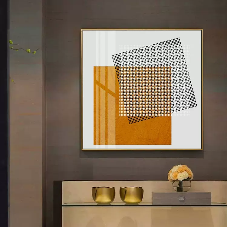 现代简约创意艺术壁画轻奢客厅背景墙装饰画餐厅会所酒店卧室挂画