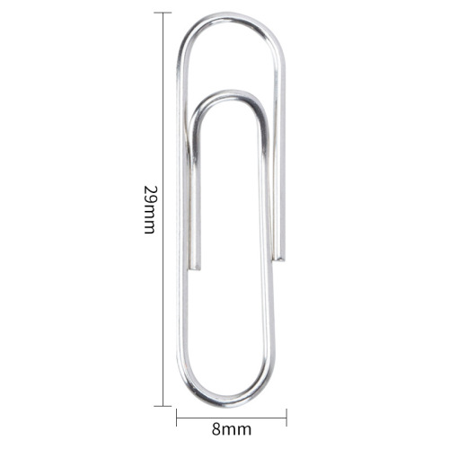 Deli 0018 paper clip Deli office stationery binding supplies paper clip 29mm paper clip for organization